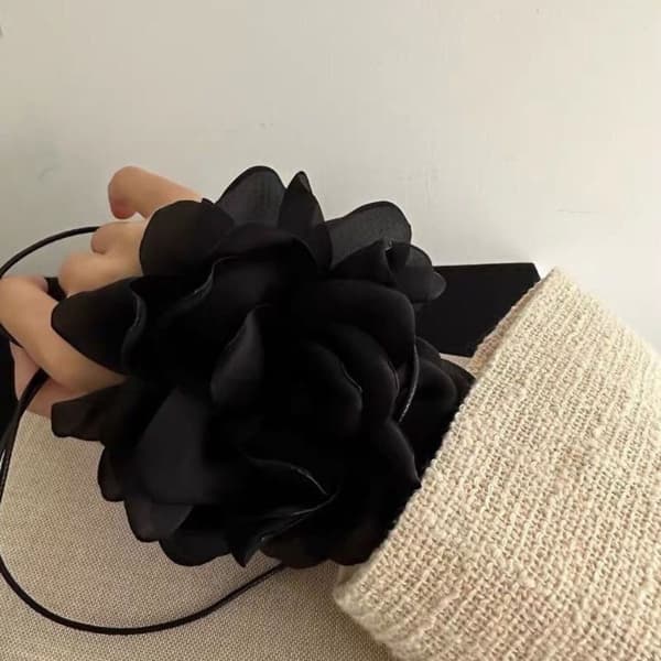 Halskæde Blomsterhalskæder SORT black