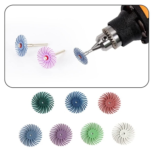 Radial Bristle Disc Kit Slibeskive Gap polerbørste
