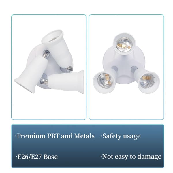 Lampeholder En delt tre Multihode En omgang Multiple