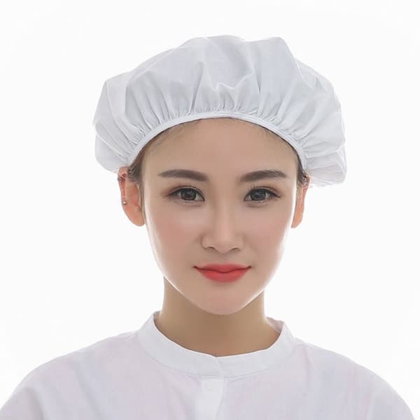 Chef Cap Cook Hat VALKOINEN white