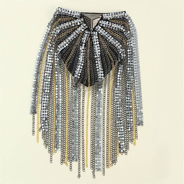 Kvast Epaulet Broche SØLV Silver