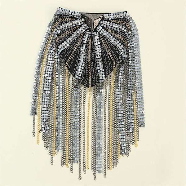 Tofs Epaulett Brosch SILVER Silver