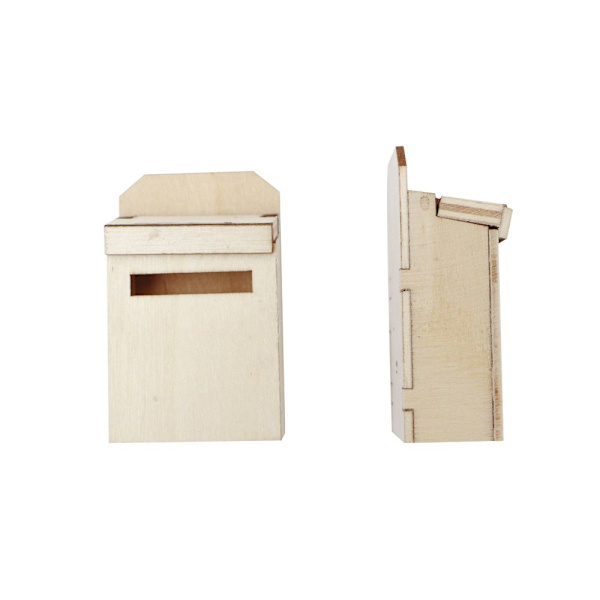 Postilaatikkomalli Miniatyyri postilaatikkolelu Keittiökalustelelu
