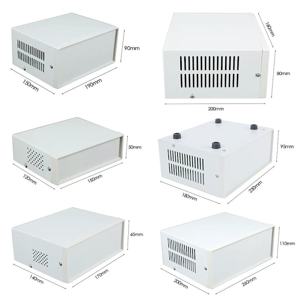 Indkapsling Project Case Junction Box 80X200X160MM 80x200x160mm