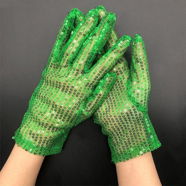 Sequins Gloves Props Gloves MUSTA black