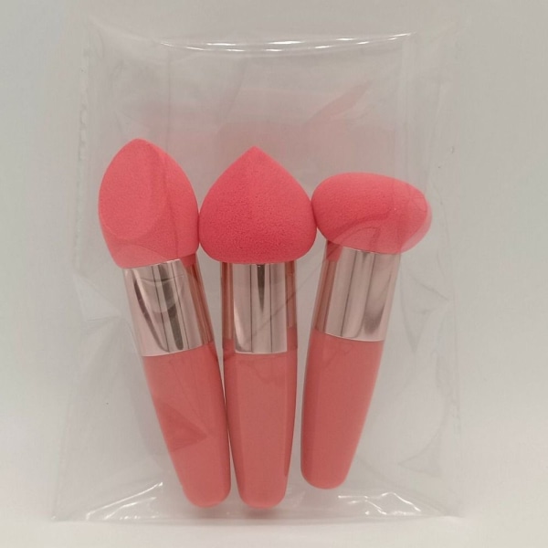 Makeup Brush Cosmetic Puff VATTENMELON RÖD watermelon red