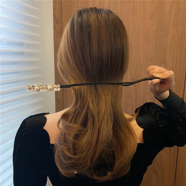 Hair Bun Maker Fransk hårbolle SHELL SHELL shell