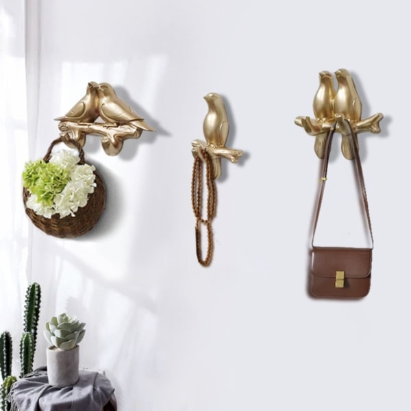 Animal Wall Hanger frakkekrog GULD STYLE A STYLE A Gold Style A-Style A