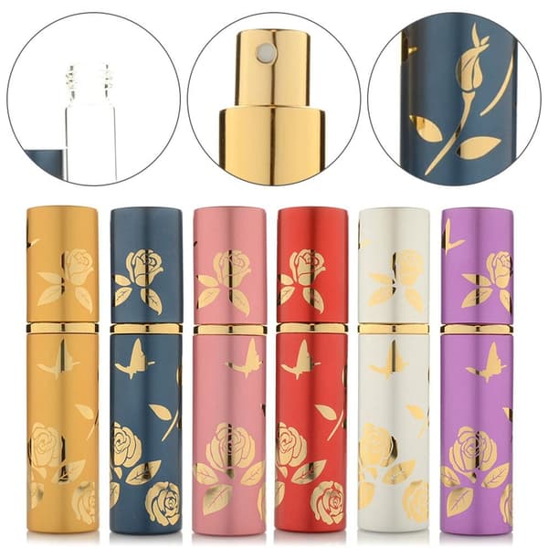 2 st Påfyllningsbara Parfymflaskor Kosmetiska Behållare BLÅ 2 ST Blue 2Pcs-2Pcs