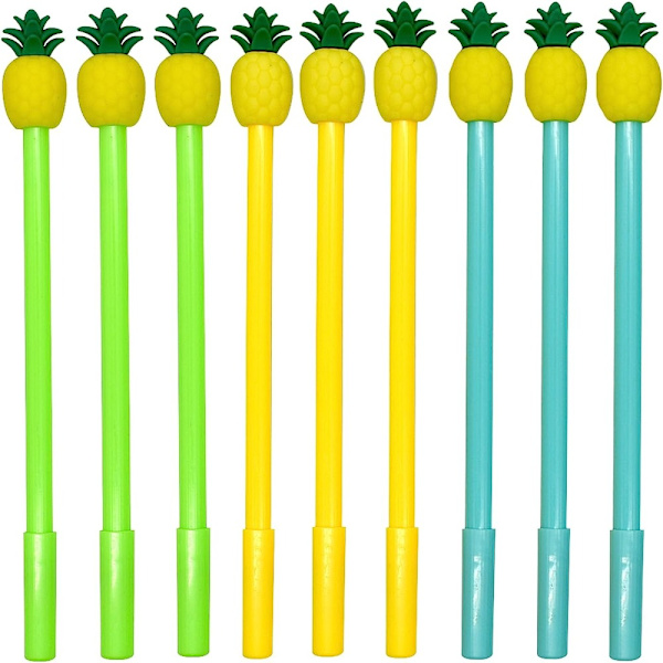 Søte ananas penner Juicy Fruit Gel Penner Ananas Ball På