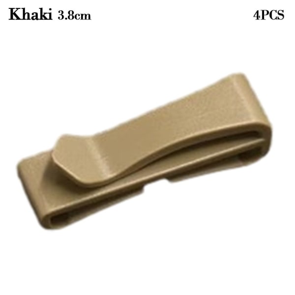 Molle Webbing Spänne Bältesklämma KHAKI 3,8CM Khaki 3.8cm