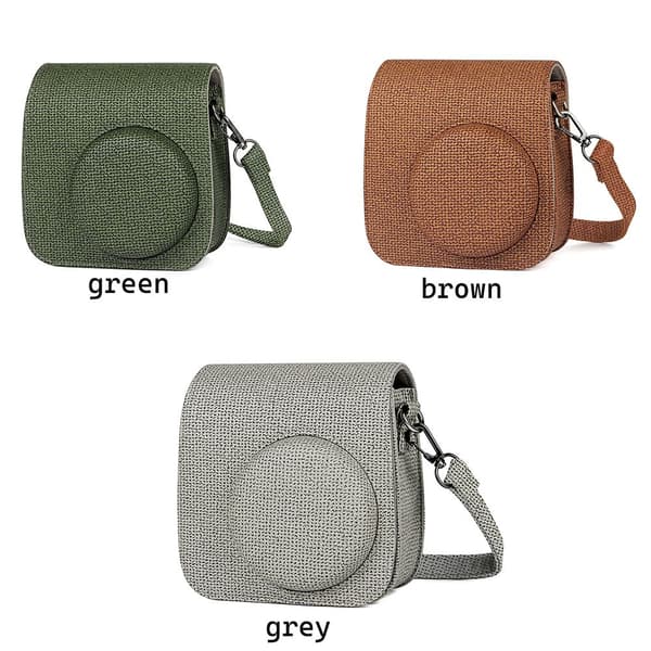 för Fujifilm Instax Mini 8/9/11 Case GRÅ grey