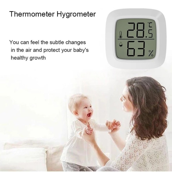 Digital temperaturfuktighetsmåler Elektronisk hygrometer Celsius degree