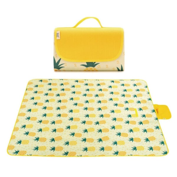 Picnic Tæppe Campingmåtte ANANAS ANANAS pineapple