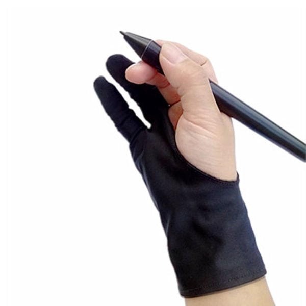 Tegnehandske Antifouling Two Finger Black