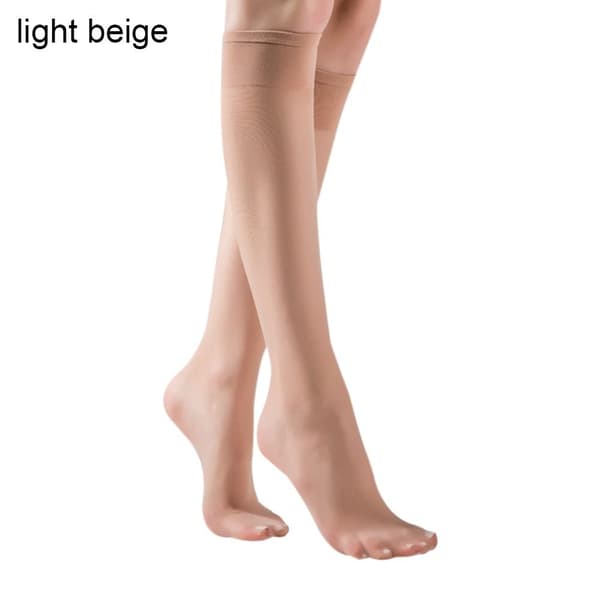 Mid Tube Strømper Silke Strømper LYS BEIGE light beige