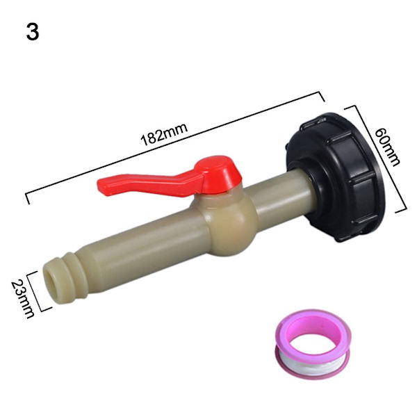 IBC Tank Adapter Coarse Thread 3 3 3