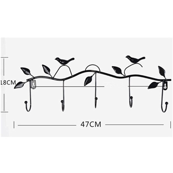 Leaf Bird Hook Avainkoukku PRONSSI Bronze