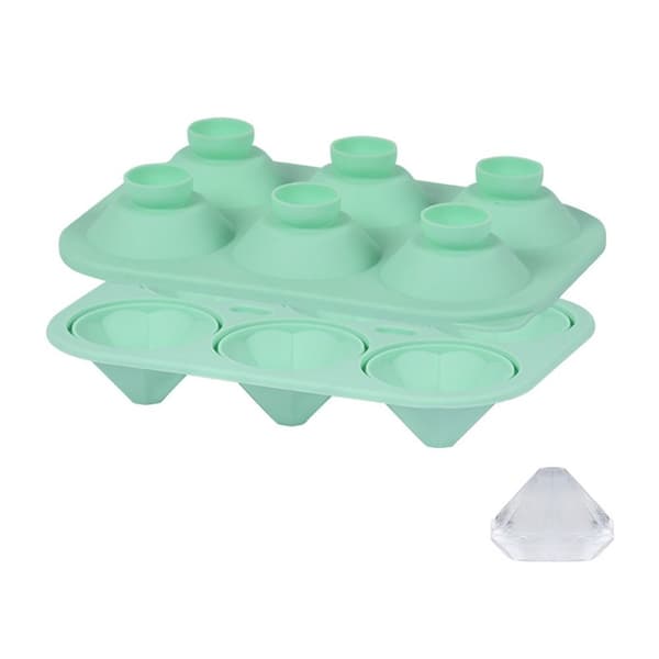 Stor Ice Ball Maker Ice Cube Form GRÖN green