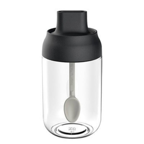 Kryddburk i glas SVART A A black A-A