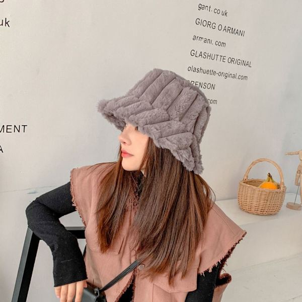 Pehmo Bucket Hat Fisherman Cap GRAY Grey
