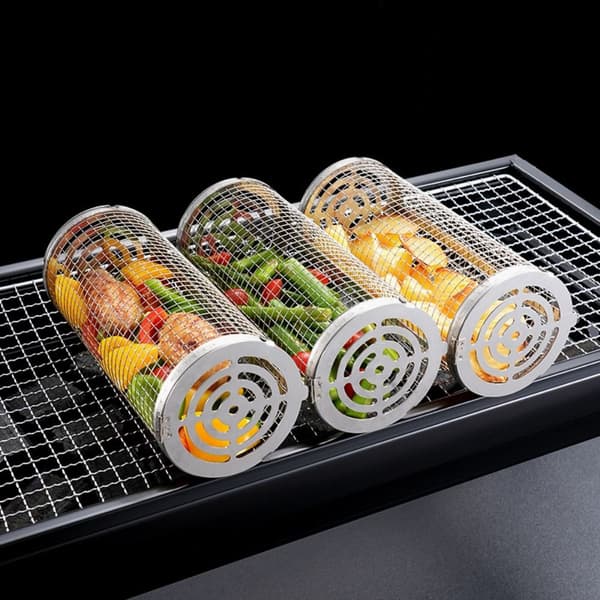 Greatest Grilling Basket BBQ Grill Rack SÆT SET