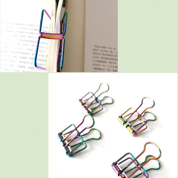 6 stk Wire Clips Postkort kunstverk