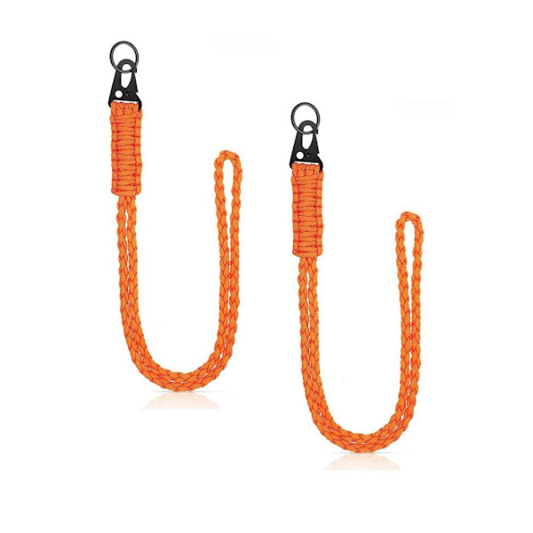 2Pak Paracord Nøglering Krog D Ring Karabinhage Clips