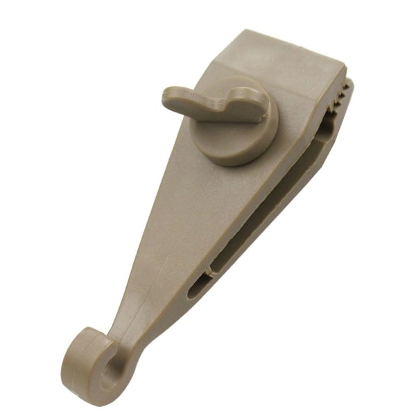 2st Campingtält Fixering Shark Clips Clamps KHAKI Khaki