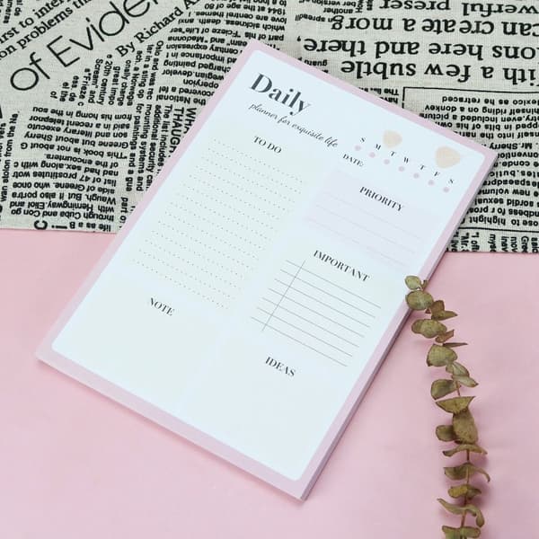 Ugentlig Pad Planner Memo Note 3 3 3