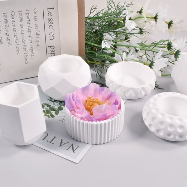 Vase Silikone Form Blomsterpotteforme 7 7 7