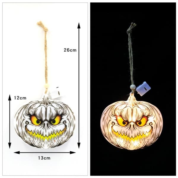Pumpkin Light Evil LED-strenglys B B B