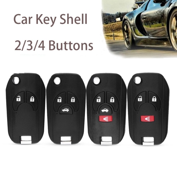 Car Key Shell Auton case 2 PLUS 1 PAINIKE 2 PLUS 1 PAINIKE 2 Plus 1 Button
