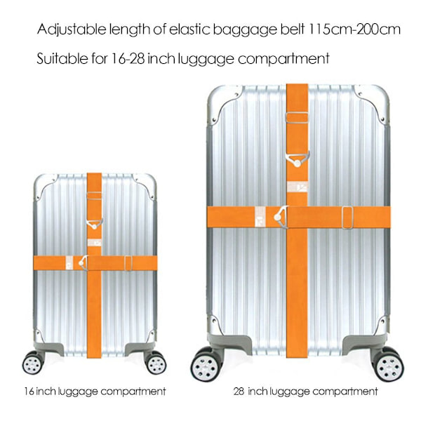 Bagagespænde Strap Bagage Strap Bundle Bælte KAFFE Coffee