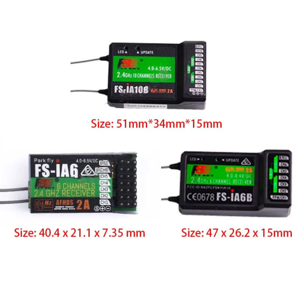 Til FlySky FS-iA6 FS-iA6B FS-iA10B-modtager FS-IA10B FS-IA10B FS-iA10B