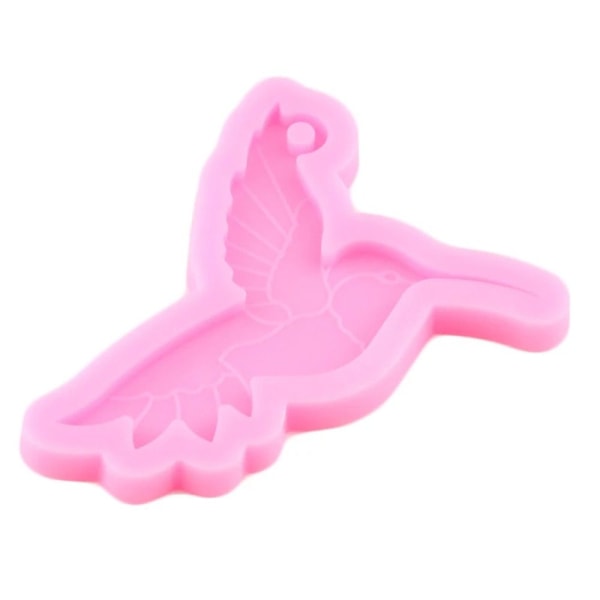 2 STK Resin Hummingbird Mold Nøglering Form Silikone Form