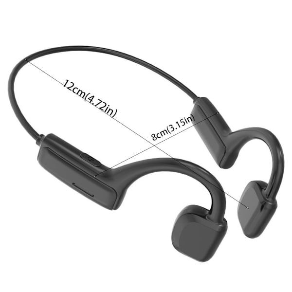 Bone Conduction -kuulokkeet Niskapanta Kuulokkeet MUSTA black