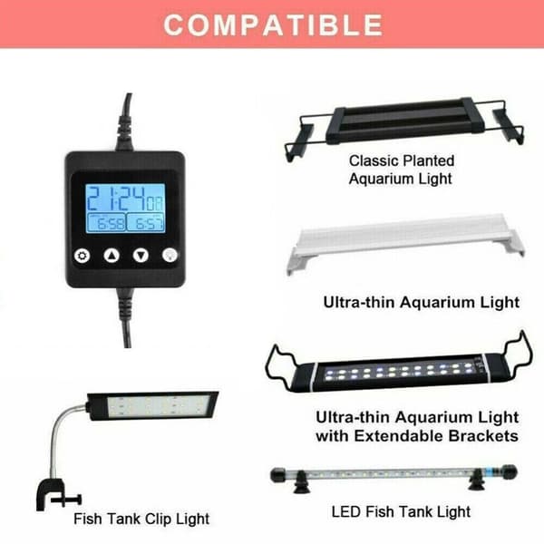 LED Ljus Timer Dimmer Kontroller Ljuskontroll