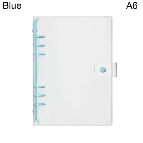 Transparenta mappar Pärmfickor BLÅ A6 A6 blue A6-A6