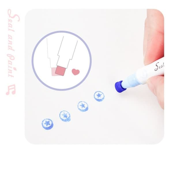 6 STK/sæt Malerpensel Highlighter 01 01 01