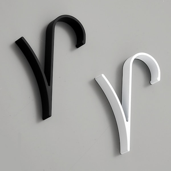 4 stk Hanger Clips Oppbevaringsstativ HVIT white