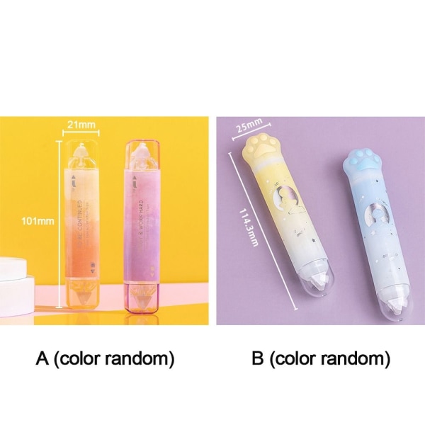 2 stk. Dots Stick Roller Correction Tape A A