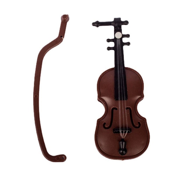 10st Dockskåp Fiol Violinmodell Dockhusdekor 10PCS