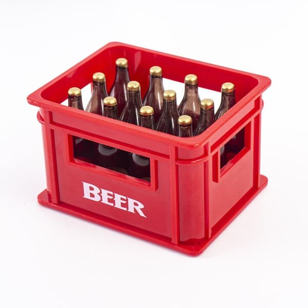 1:12 Dockhuskopp Miniatyrvattenkopp RÖD Red