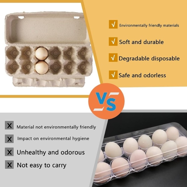 3 ST Äggkartonger Ägghållare 12 CELLER 12 CELLER 12 cells