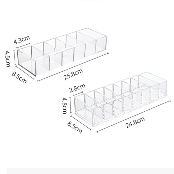 Kosmetika Förvaringslåda Smyckeshållare 8 GRID 8 GRID 8 grid