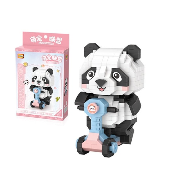Panda byggeklodser, samlelegetøj til børn 1 1 1
