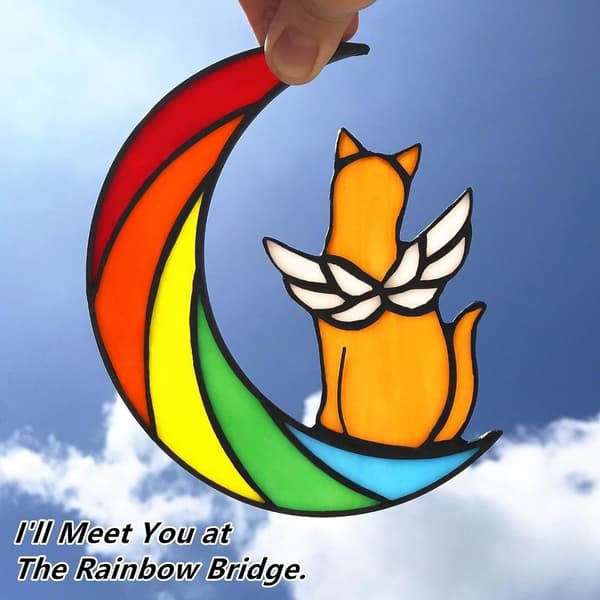 Cat Sympathy Gift Creative Dekorative Pendant Rainbow Bridge