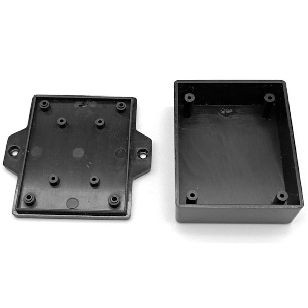 Elektronisk Project Box Vandtæt Cover Project SORT Black 86x51x21.5mm