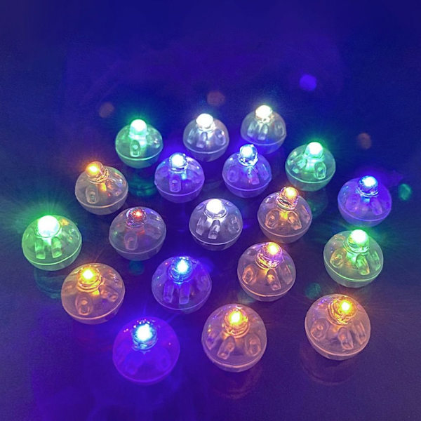 50 kpl hehkuvat pallosalamalamput MULTICALOR multicolor